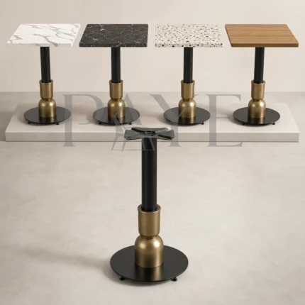 Ergonomik formu ve sağlam yapısıyla — Gaus-115 Metal Masa Ayağı