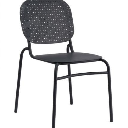 Detaylı işçilik ve kaliteli malzemeyle — Sunny Dots Metal Sandalye