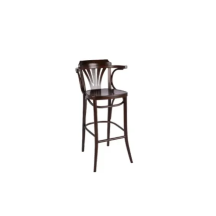 Bilinçli mekan yatırımı için üretilmiş — Thonet Bar Ahşap Bar Sandalyesi