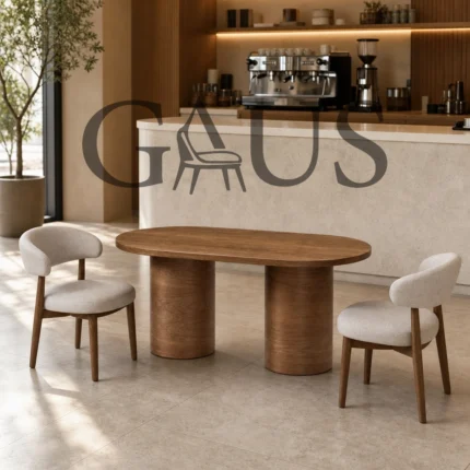 Gaus-621 Masa Ahşap İskelet Masa | GAUS_621